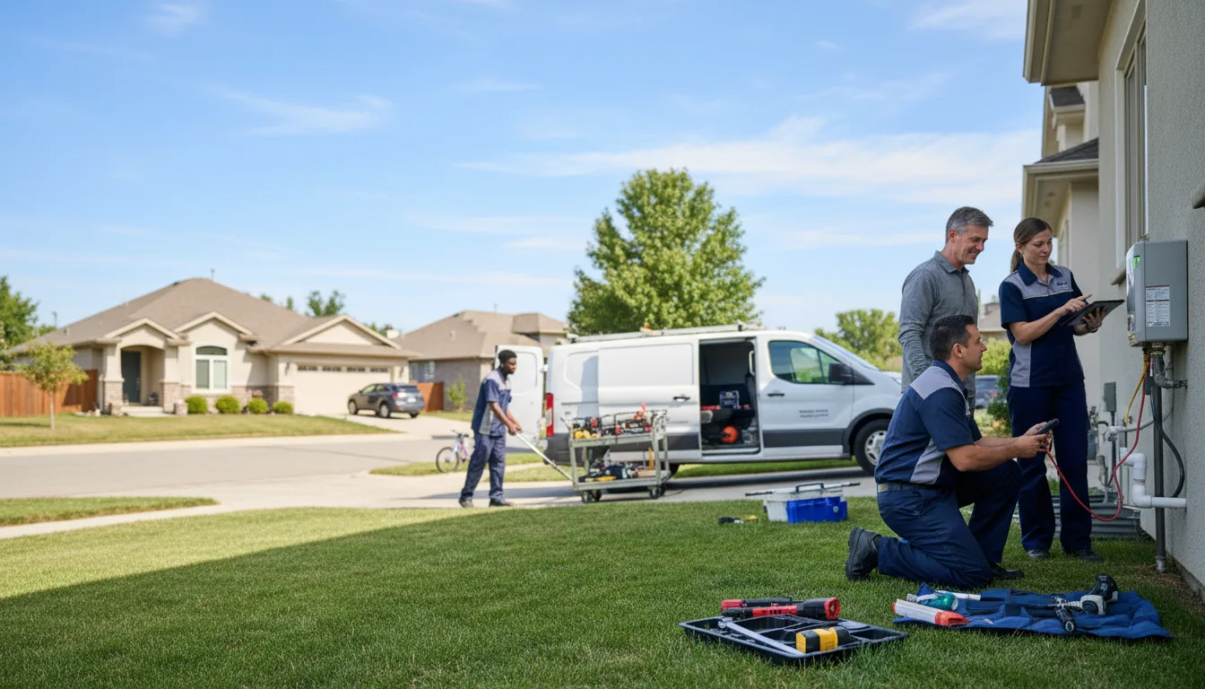 Tankless water heater service in Aberdeen, OH
